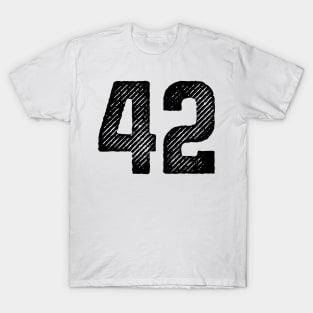 Rough Number 42 T-Shirt